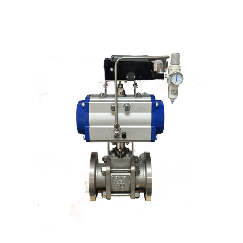 Pneumatic Ceramic V-Port Control Ball Valve